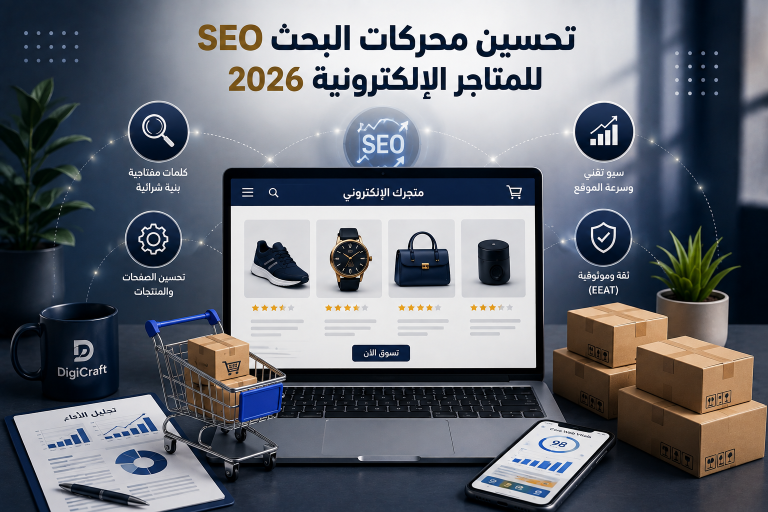 تحسين محركات البحث SEO للمتاجر الإلكترونية لعام 2026